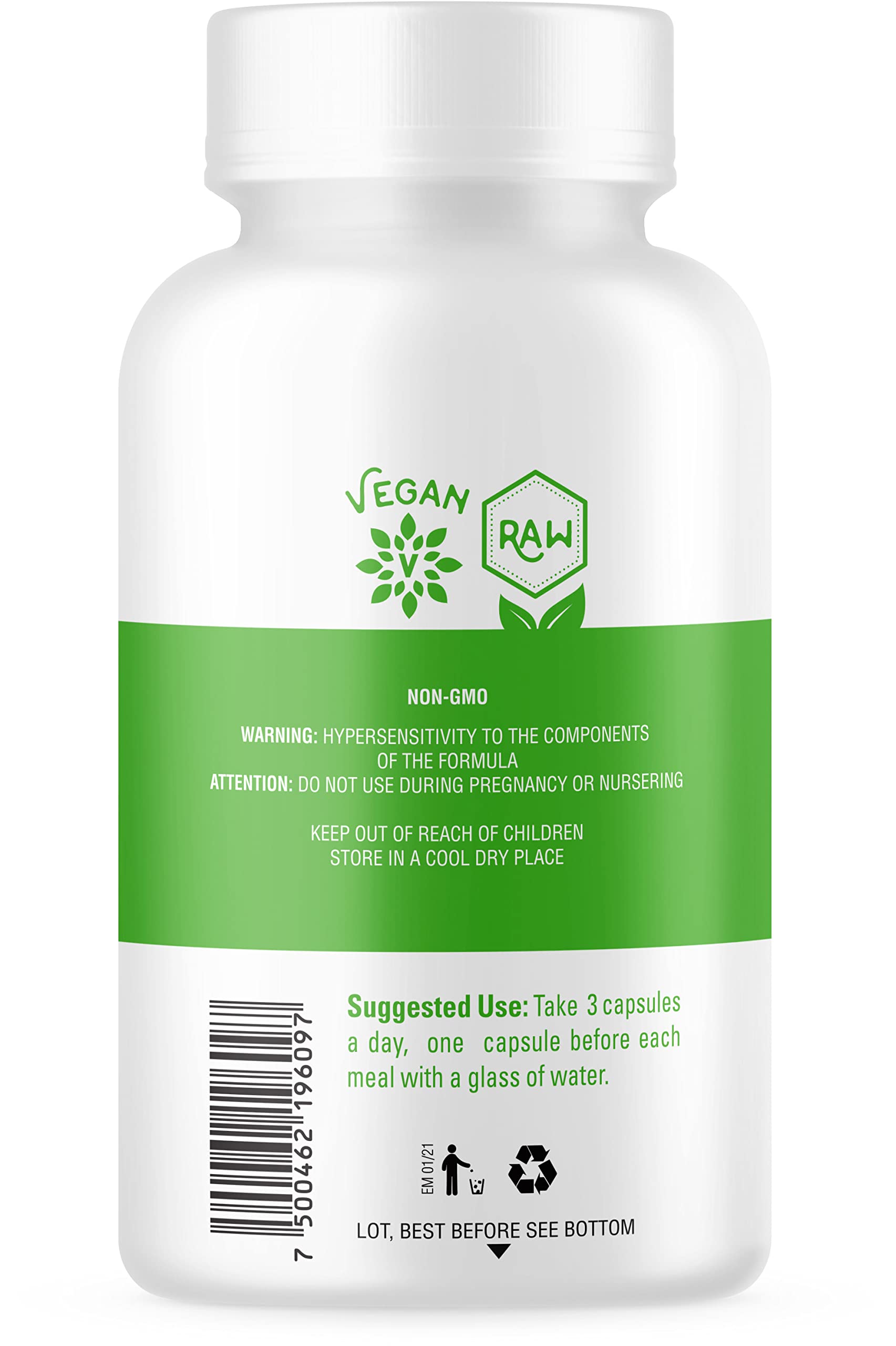| Organic Ginger Capsules | 60 Count | USDA Certified Organic, Non-GMO, Vegan Botanical Supplement for Daily Digestive Support — Amazon image 3