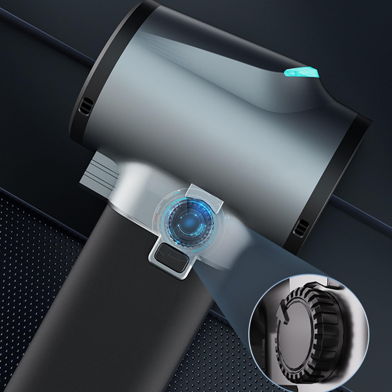 XUMIUZIY Soplador de Aire Eléctrico de Mano, Motor Brushless de 750W