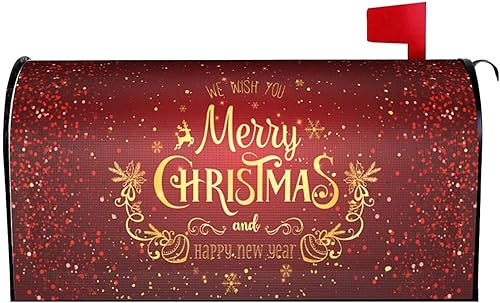 Miniatura 1 de Fundas magnéticas para buzón de hojas verdes primaverales tamaño estándar 18 x 21 pulgadas color negro y blanco cubierta para buzón decoración de