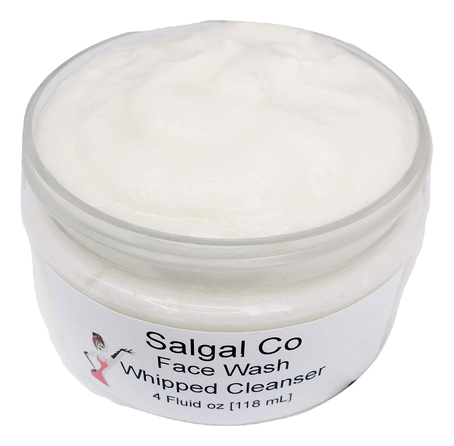 Salgal Face Wash Cleansing Milk (4 oz) Naturally Gentle Whipped Goat Milk Cream Soap