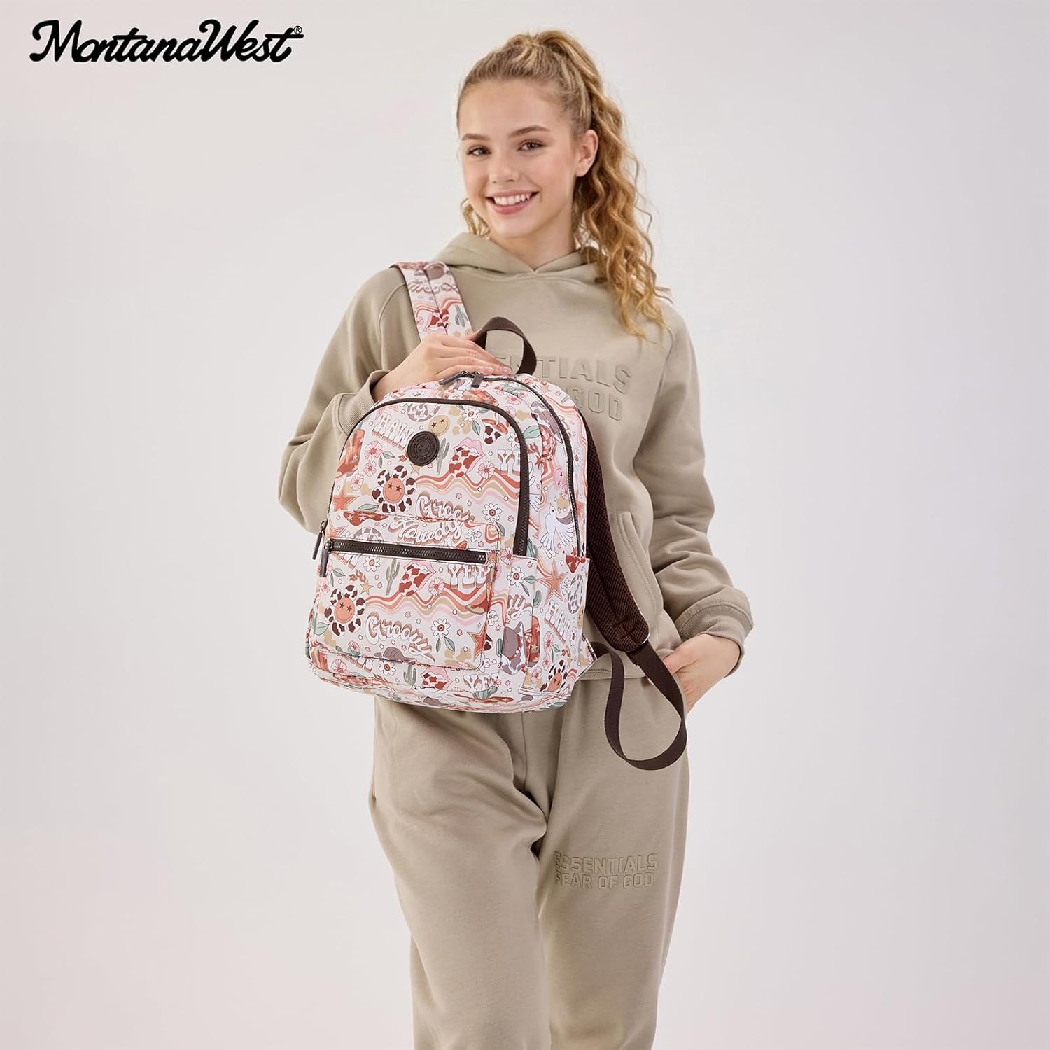 Montana West Backpack for Women Western Travel Backpack Purse Casual Daypack for Laptop College