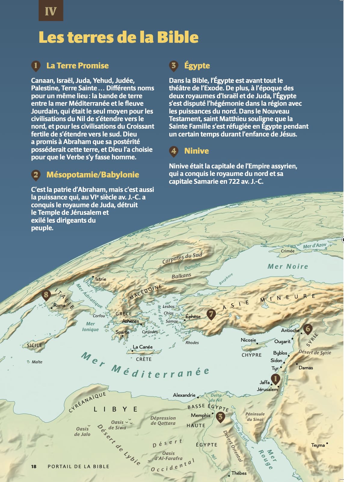 Portail de la Bible: Chronologies, cartes et illustrations pour chaque livre