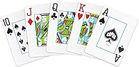 Vista 5 de Copag Elite cartas de juego 100% de plástico, tamaño póquer (estándar) índice Jumbo, baraja individual (negro)
