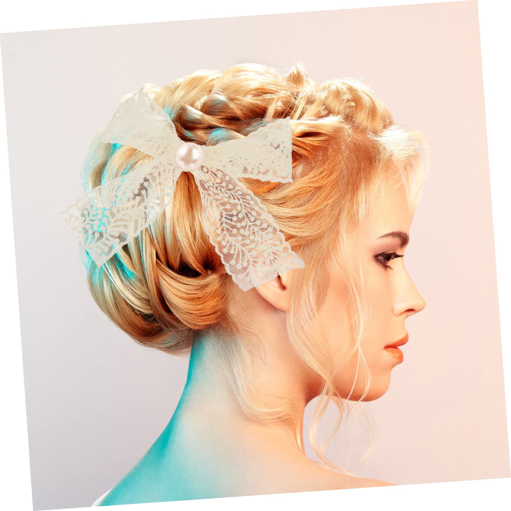 Operitacx 3rollos Encaje De Lazo Diy Para Manualidades y Accesorios De Cabello Metros De Ribete De Encaje Para Decoración De Ropa y Diademas Material Para Bonitos Adornos Estilo