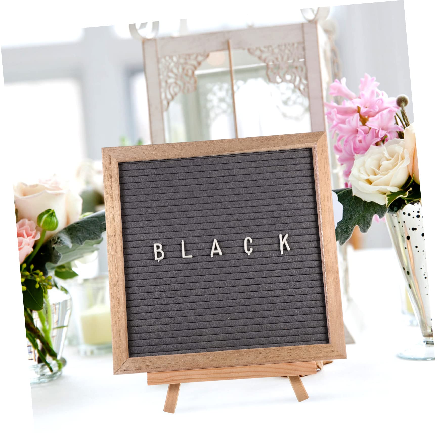 Tableau À Lettres Pratique En Feutre Avec Mémo Led Pour Décoration De Mariage Baby Shower Ou Maison