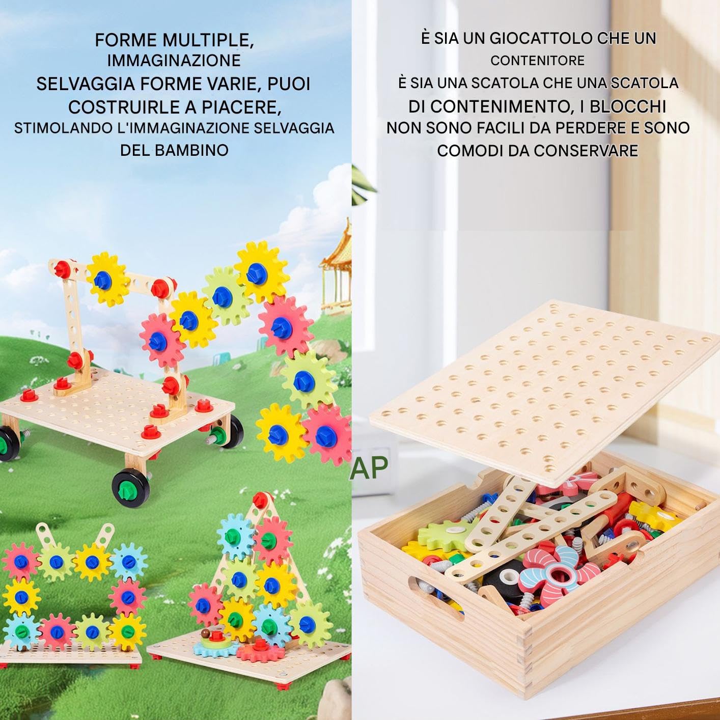 Zahnrad Knobelspiel Spielzeug Holz Tischspiel Zahnräder Puzzle | Förderspielzeug Für Kritisches Denken Unterwegs Zuhause Schule Kindergarten