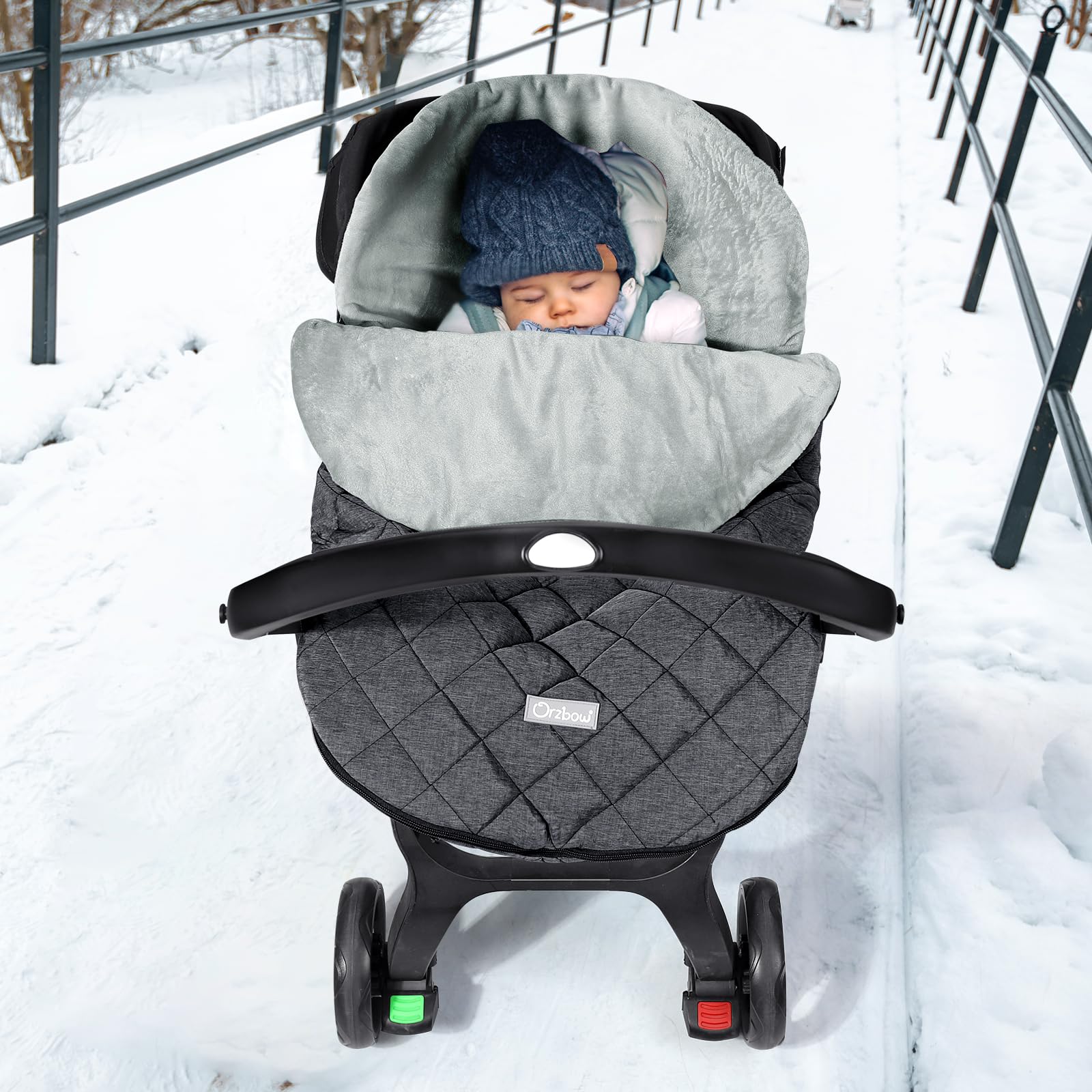 Orzbow Universal Baby Car Seat Footmuff Winter Baby Car Seat