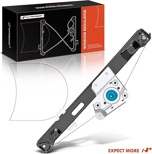 Miniatura 9 de Regulador de ventana A-Premium sin motor para BMW E90 E91 323i 325i 328i 330i 335i M3 para la parte posterior derecha del lado del pasajero