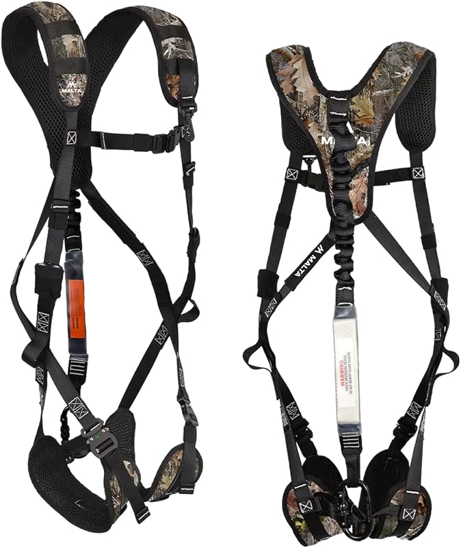 Hunter's Elite Youth Ultralight Tree Stand Safety Harness Kit Set, TrueTimber Patterns (Kanati Camo)