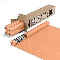 Vista 124 de Rollo de plástico para cubierta de mesa para banquetes, Marrón