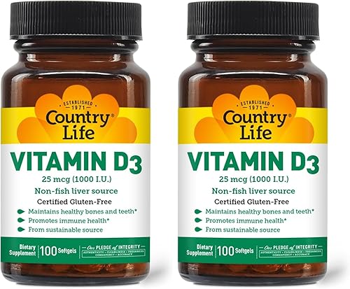 Miniatura 7 de Country Life Vitamina D3 1000 UI 100 unidades