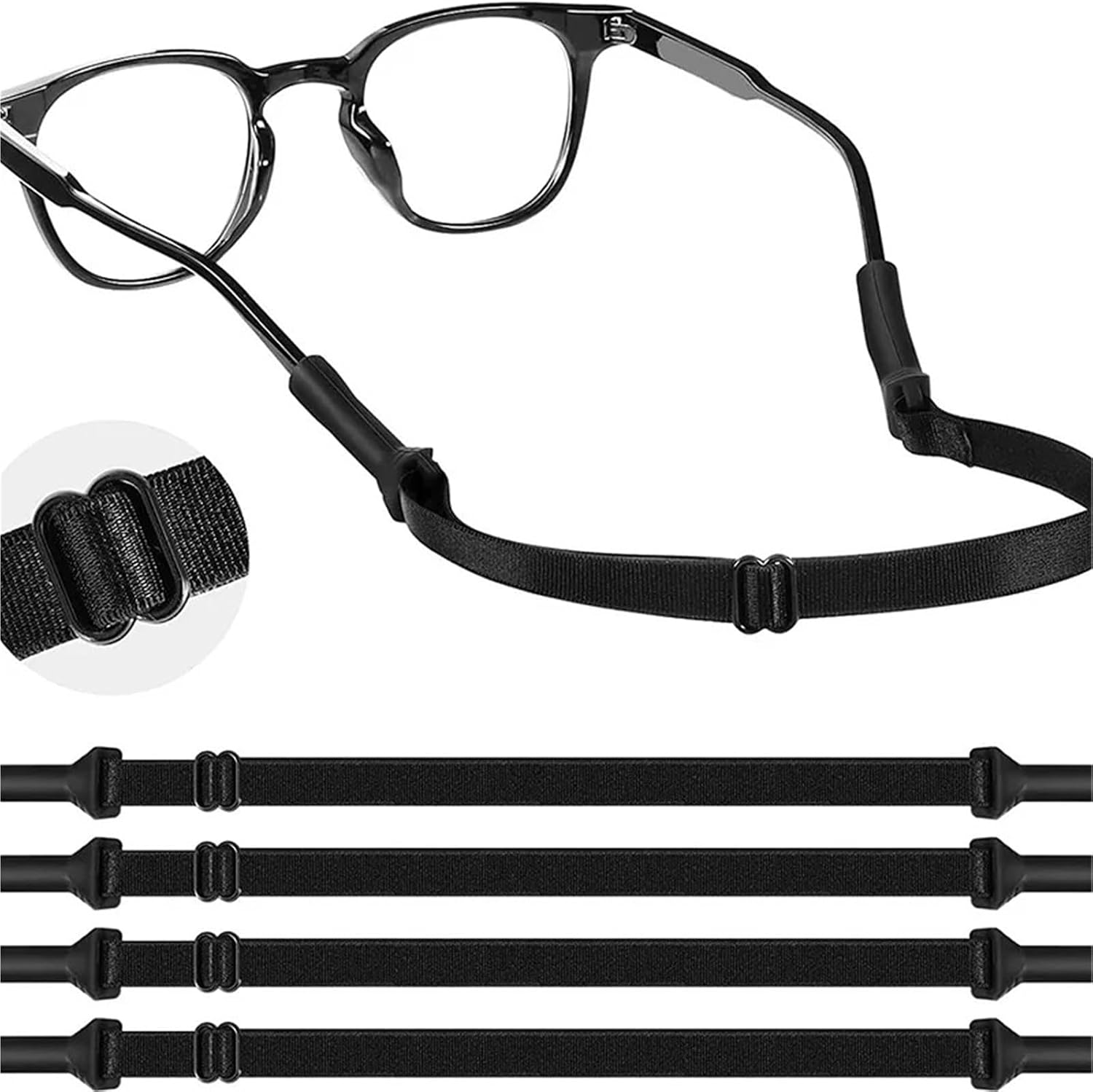 Glasses Ear Cushion 20 Pcs Anti-Slip Glasses Retainers Stops Earbud Hooks for Eyewear