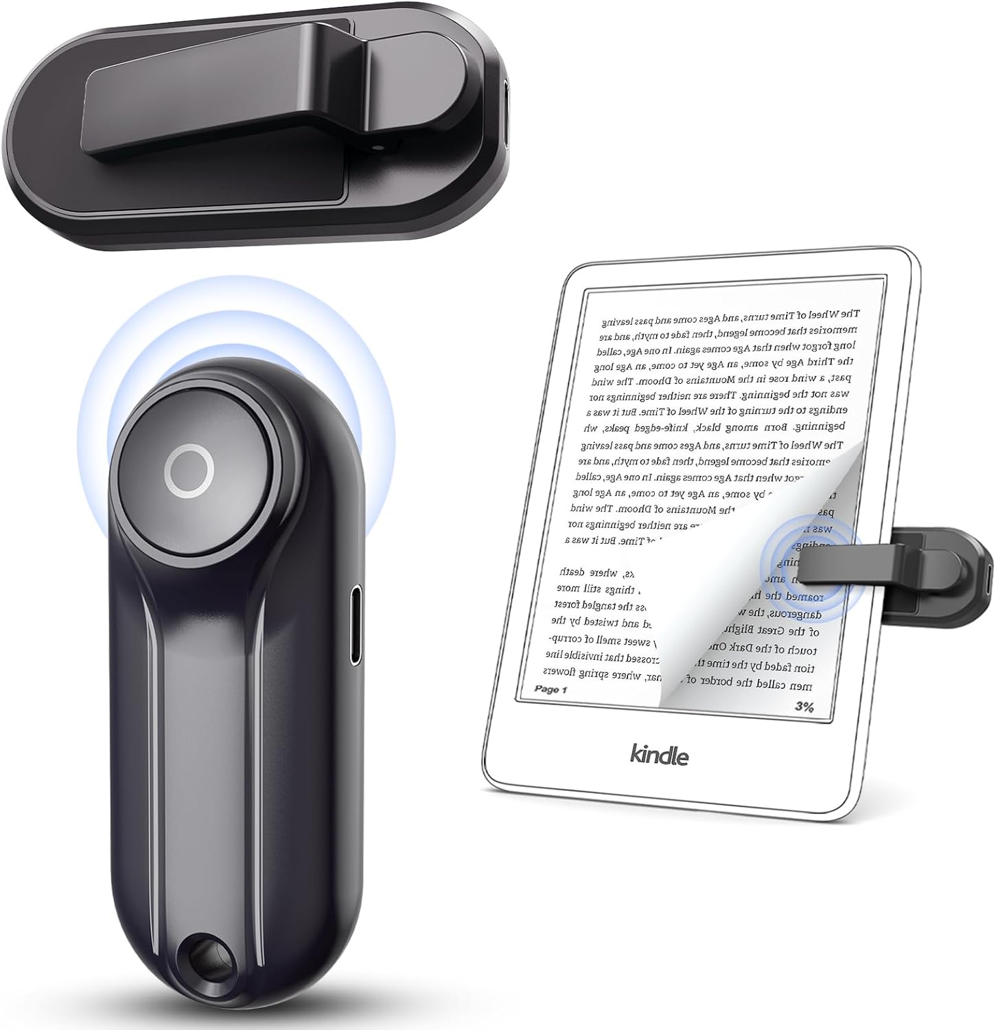 Remote Control Page Turner Ring For Kindle Paperwhite Oasis - View #2