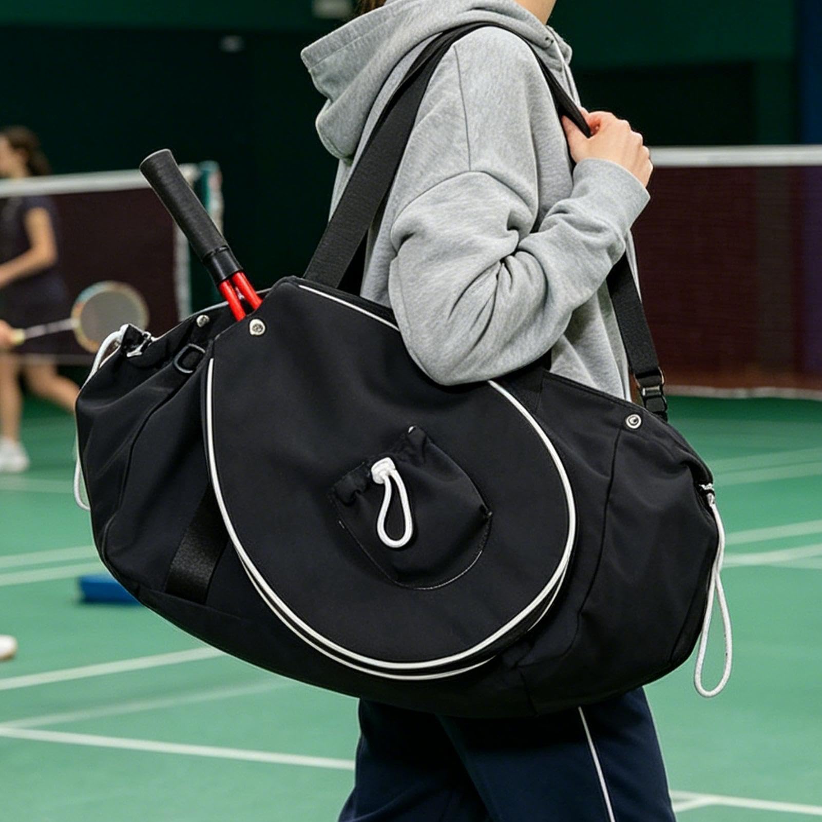 Damskie torby na rakiety tenisowe Wodoodporny Sportowy Shopper