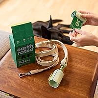Vista 7 de Bolsas Earth Rated para excrementos de perros, garantizadas sin fugas y extra gruesas, rollos de repuesto de bolsas con aroma a lavanda, 270 bolsas
