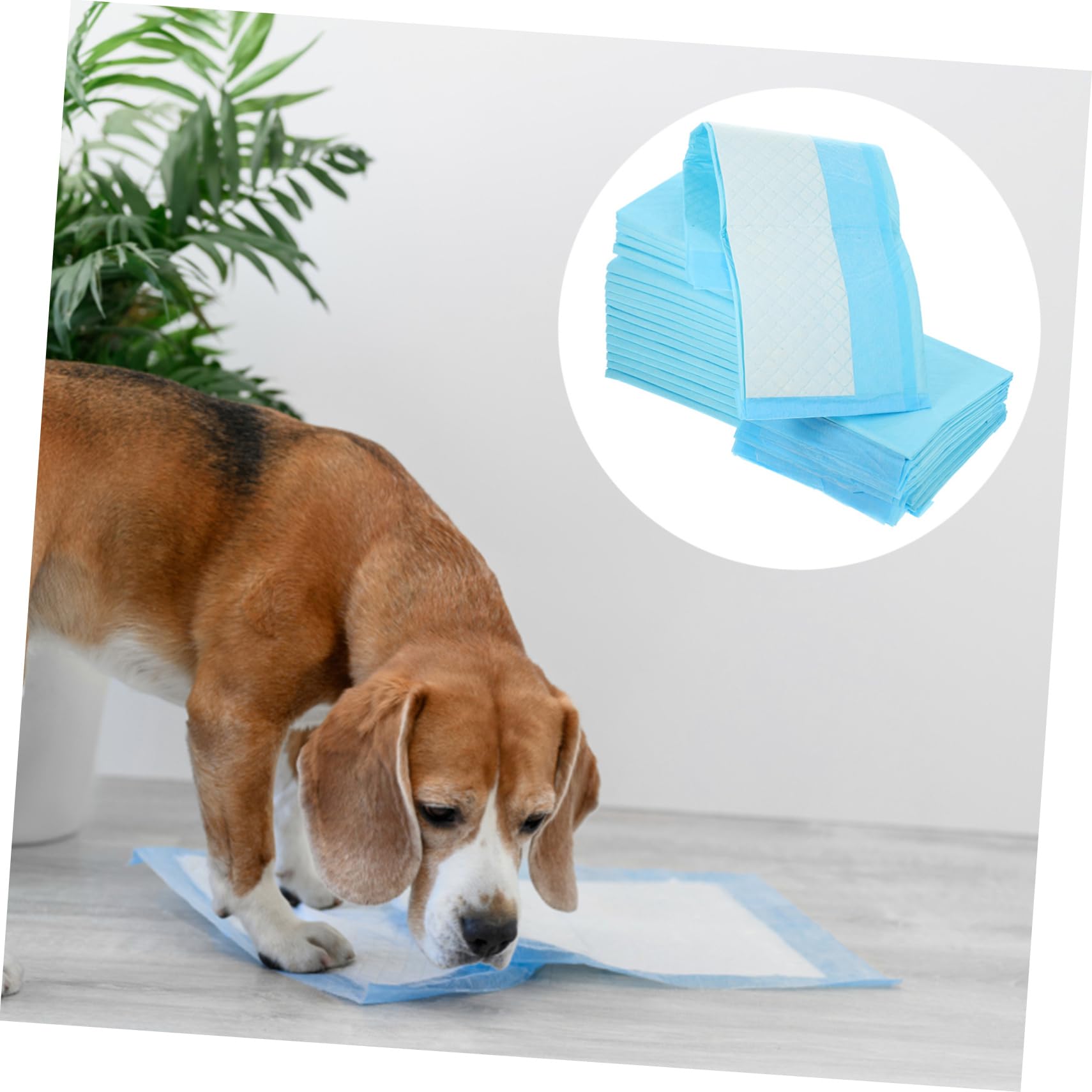TOYANDONA 50 Stück Super Saugfähige und Welpen Trainingspads aus Vliesstoff Einweg Hundepipunterlage für Zuhause oder Unterwegs