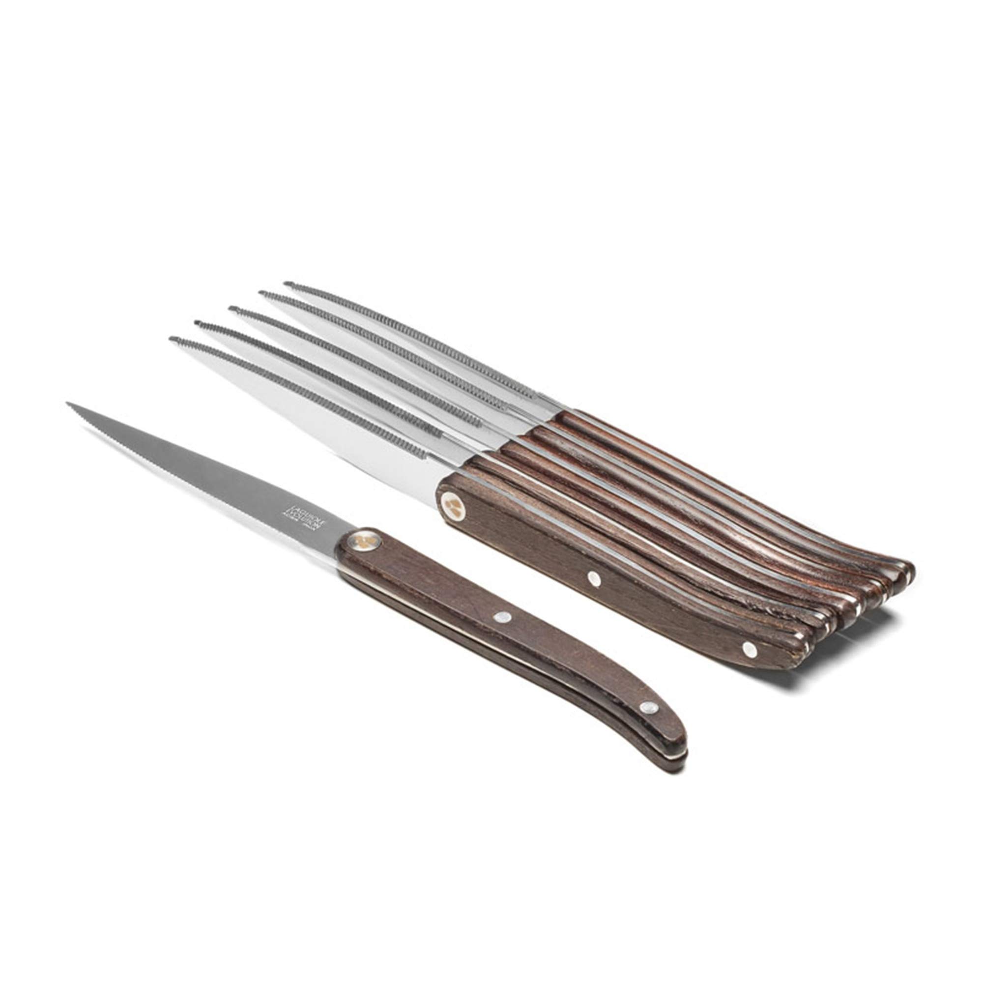 Amazon.com: TB Groupe - Laguiole Sens 6-Piece Steak Knife Set