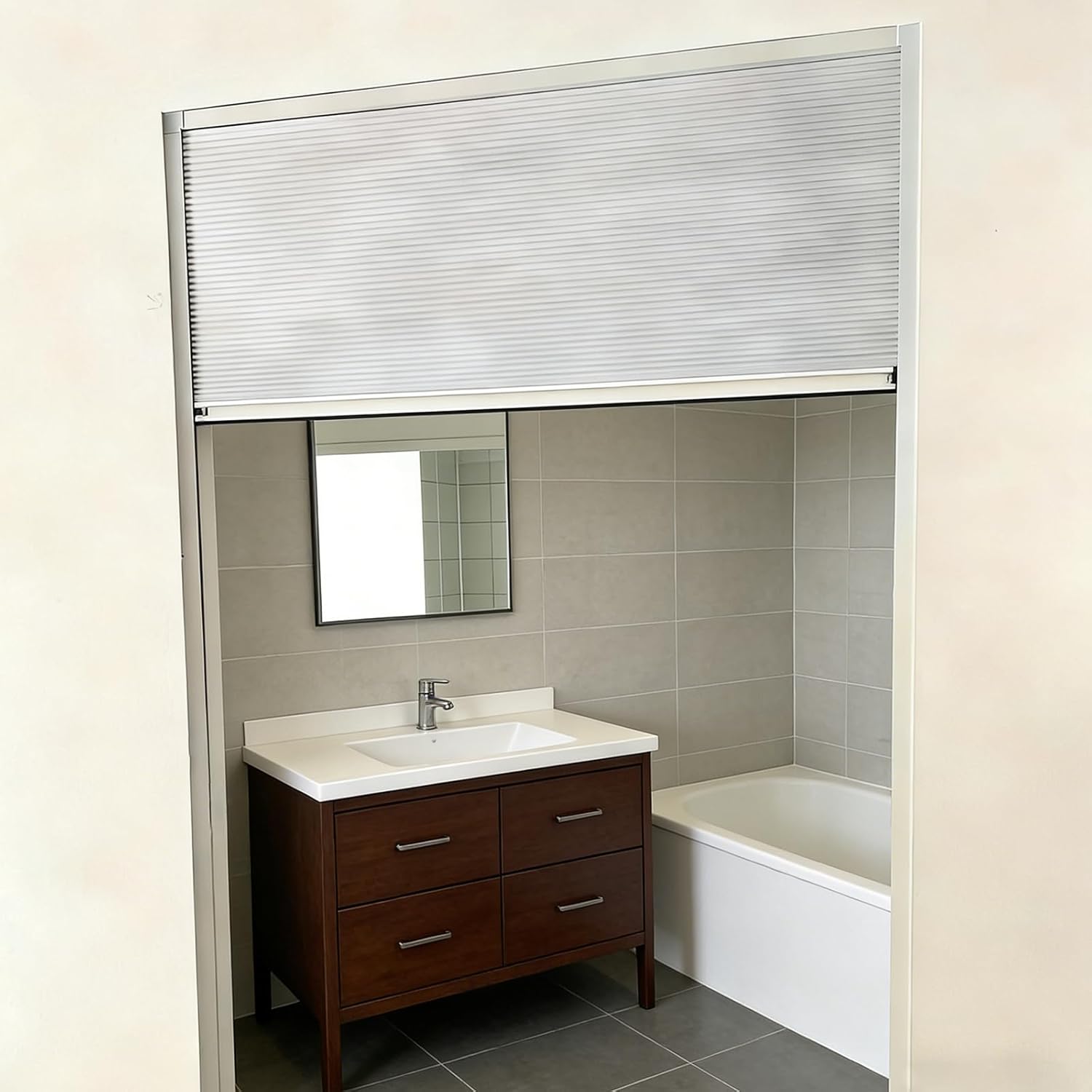 Versatile Customizable Foldable Interior Door, Space Saving Privacy Divider, for Wardrobe, Shoe Cabinet, Kitchen Home Storage Areas(W × H)(80×80Cm/31.5×31.5Inch)