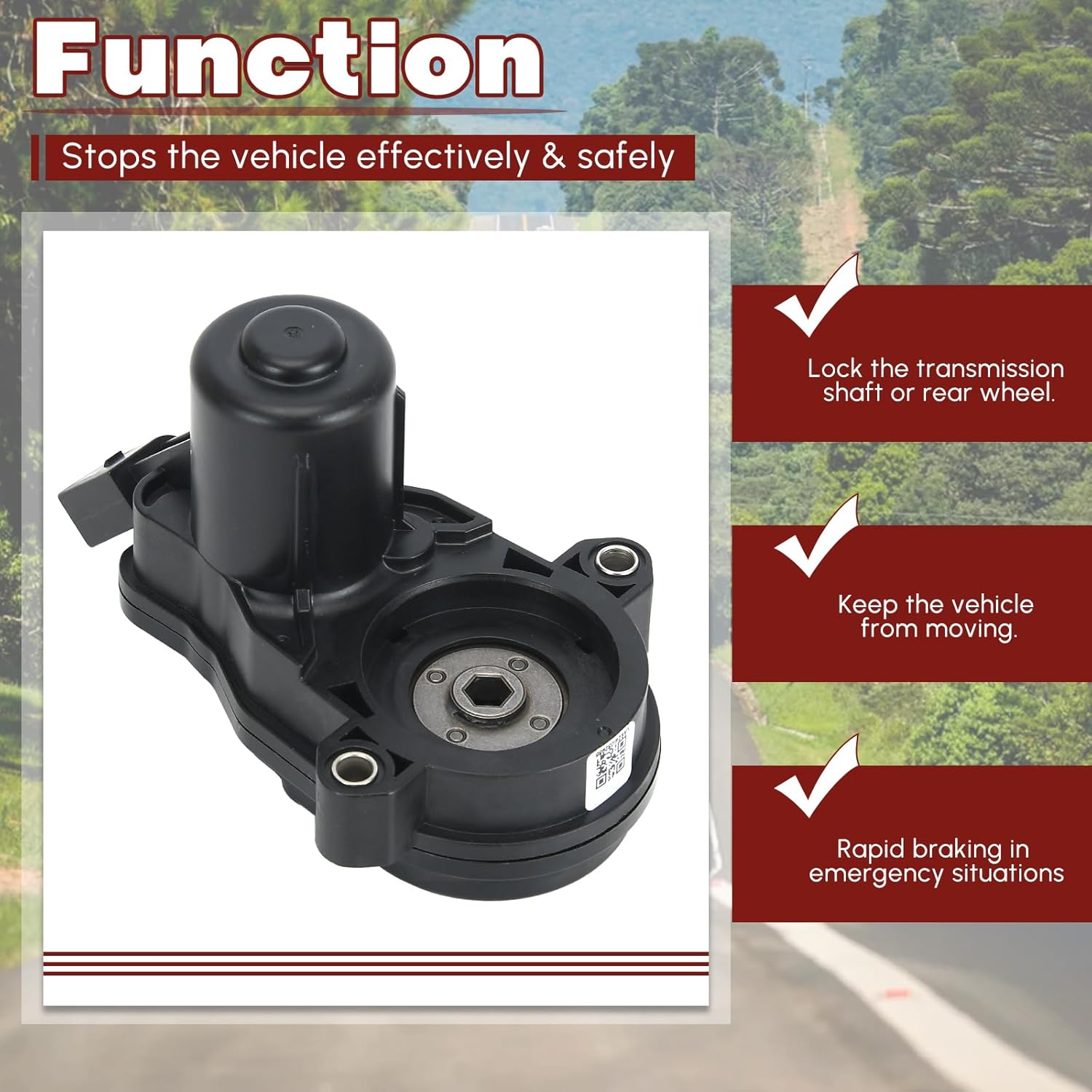 PTNHZ Rear Parking Handbrake Actuator Compatible For 2016-2024 Mazda CX-5 CX-9 KA0G-26-8EXA KA0G-26-8EX