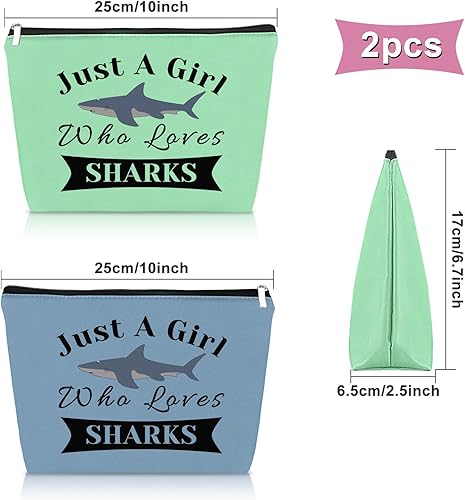 Miniatura 2 de Sazuwu Regalos de tiburones para los amantes de los tiburones bolsa, azul y verde