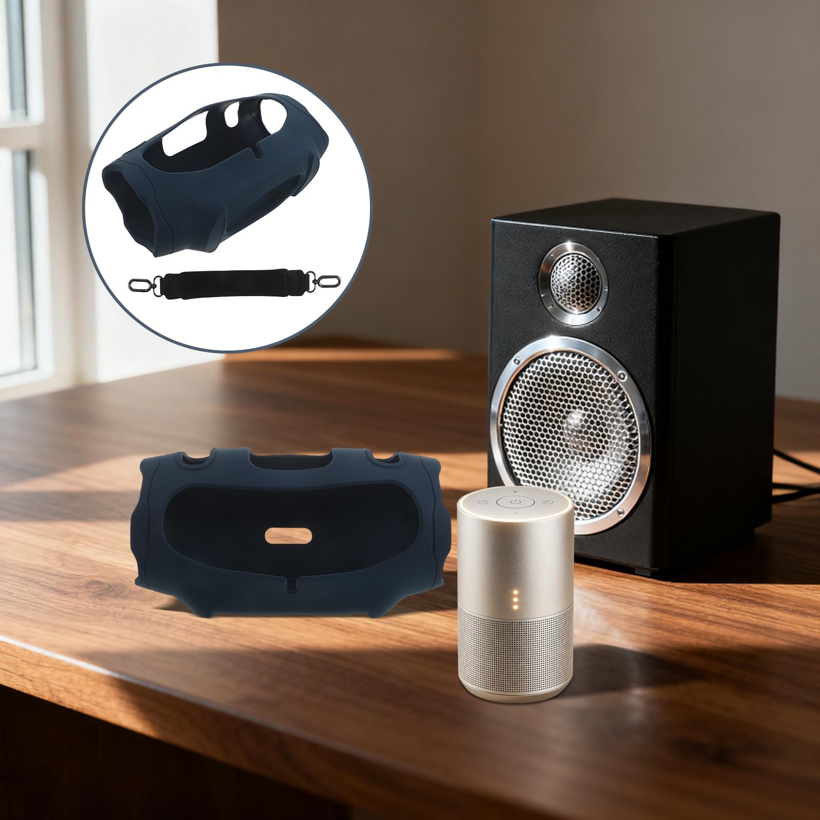 ULTECHNOVO Funda de Silicona Antideslizante Portátil para Altavoz Xtreme 4 con Diseño Resistente Adecuado para Viajes al Aire Libre y Ciclismo