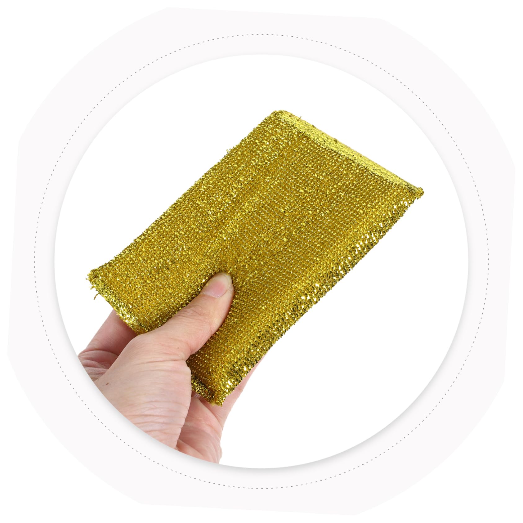 24 Esponjas para Lavar Platos Superficie Potente Rayar Esponjas de Limpieza de Cocina de Plata para Limpieza en Baño y Cocina