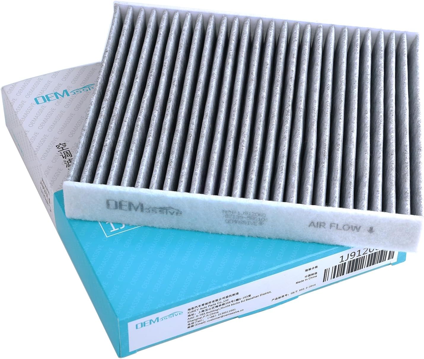 OEMASSIVE Cabin Air Filter with airflow direction