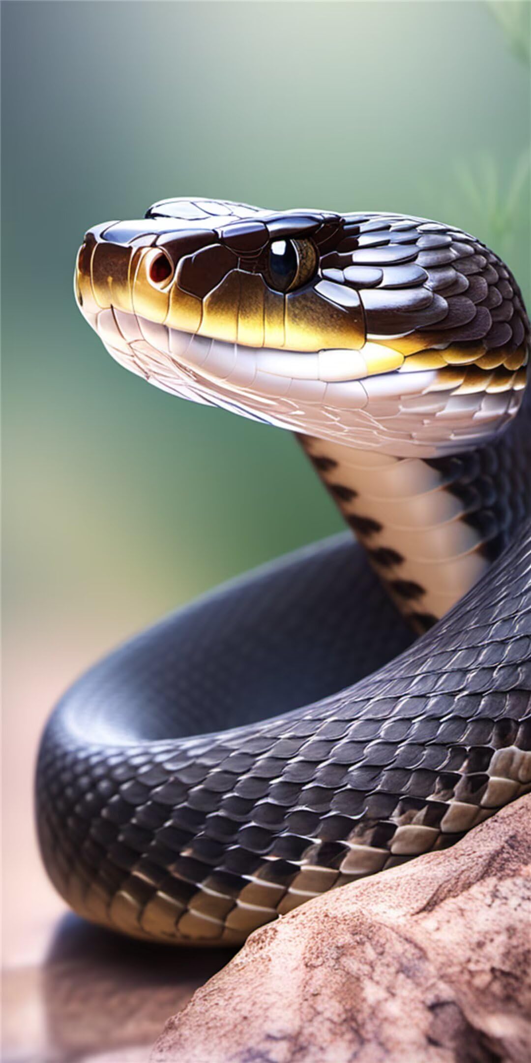 Peinture Diamant Serpent Noir 5D Kit Complet Broderie Point de Croix 70x140cm Loisirs Créatifs T-3947