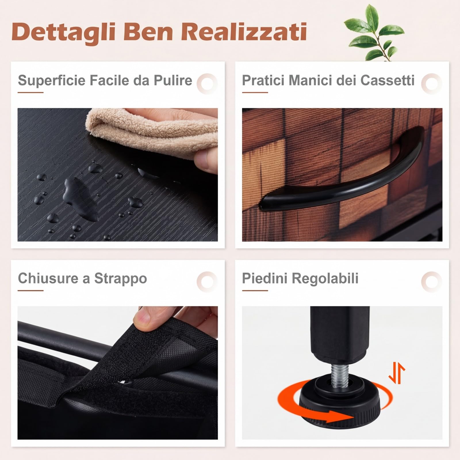 COSTWAY Cesto Biancheria Sporca 144 L a 3 Scomparti (Senza Ruote)