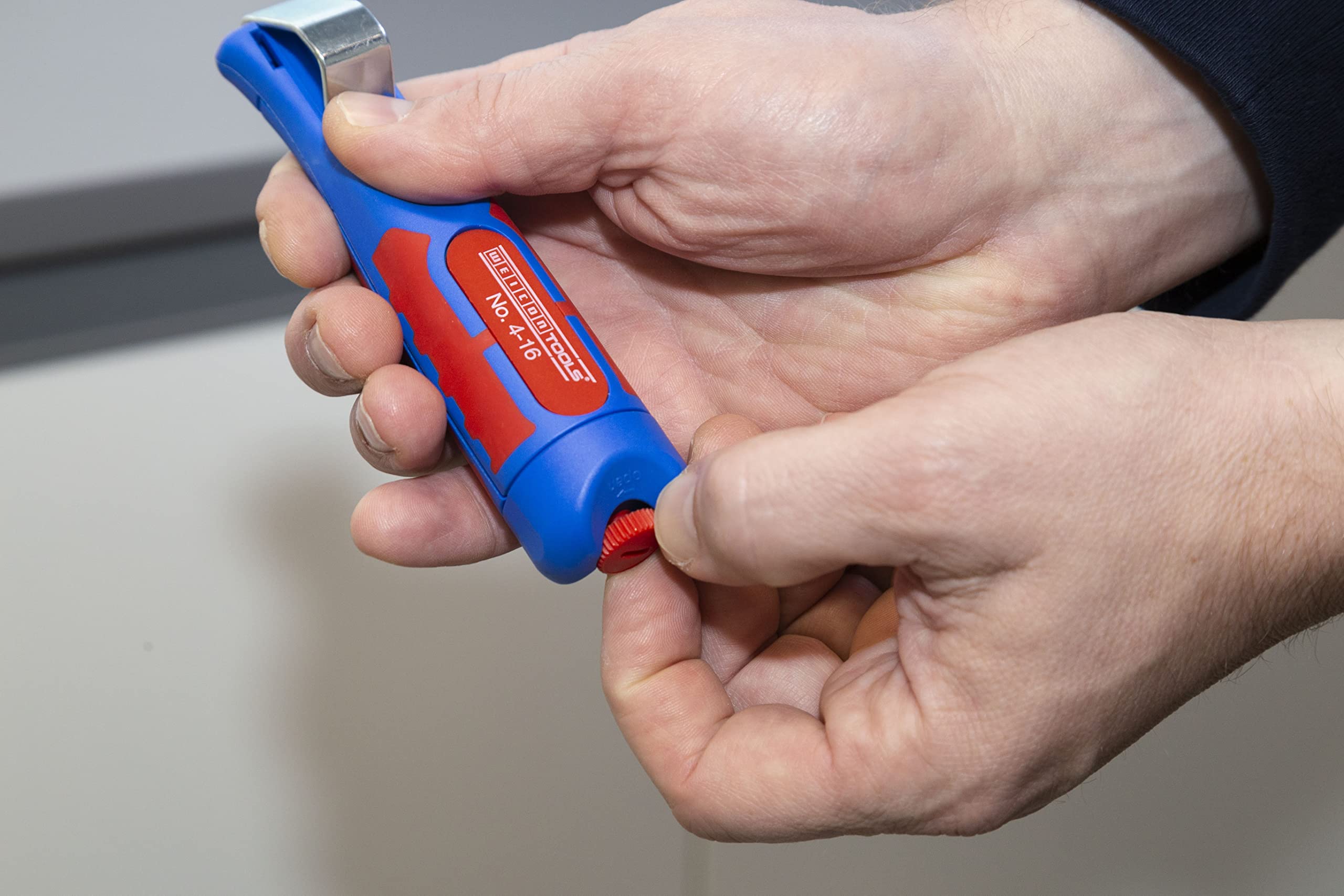 WEICON TOOLS Nóż do kabli Nr 4-16 | Ściągacz osłonek kabli 4-16 mm