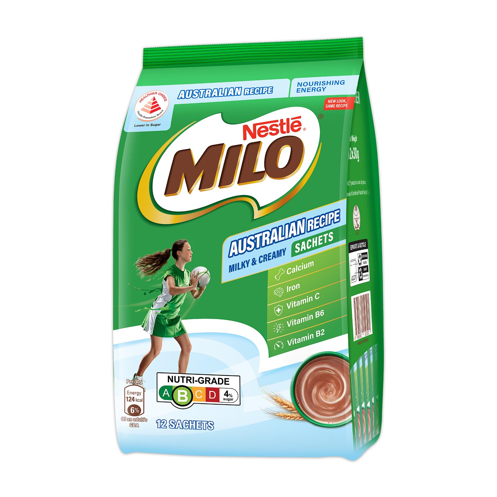 MILO Australian Recipe 3in1 Sachet (12x30g) : Amazon.sg: Grocery
