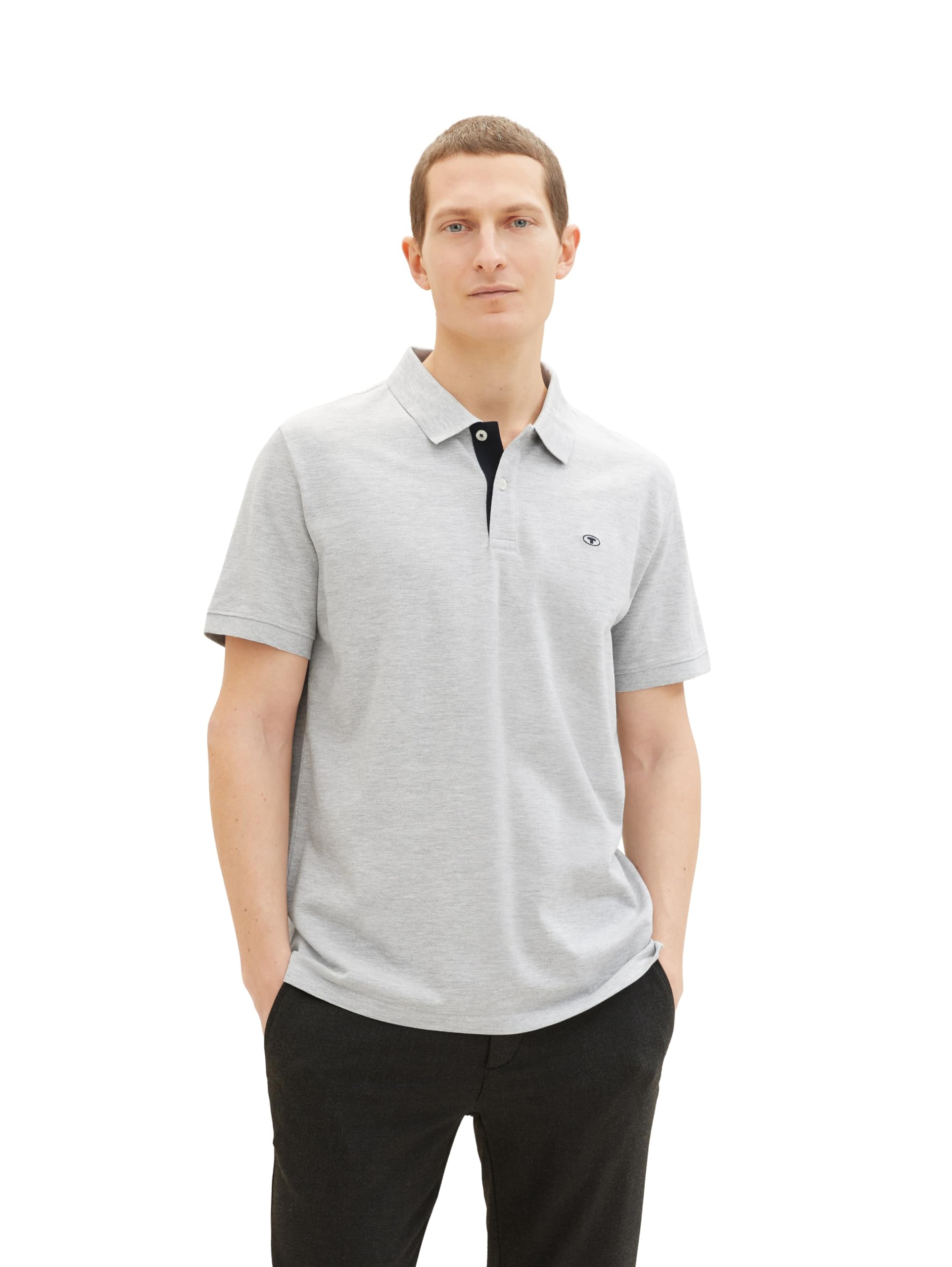 TOM TAILOR Herren Basic Piqué Poloshirt