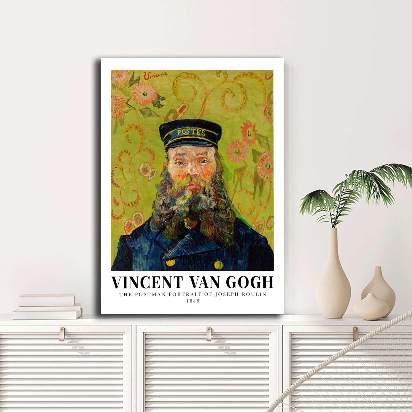 Poster Wall Art Print Van Gogh The Postman Joseph Roulin 1888