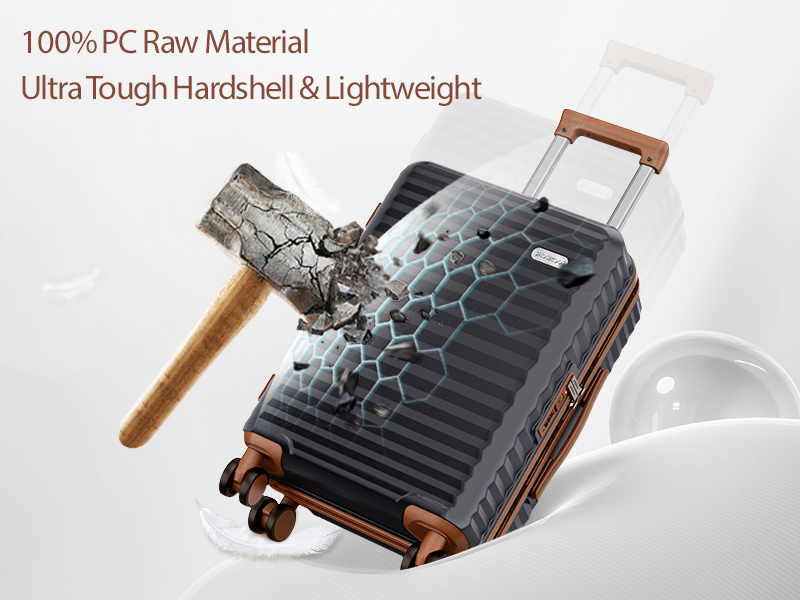 Show and Tell 4枚セット Amazon.com | SHOWKOO Luggage Sets 3 Piece Hardside Expandable