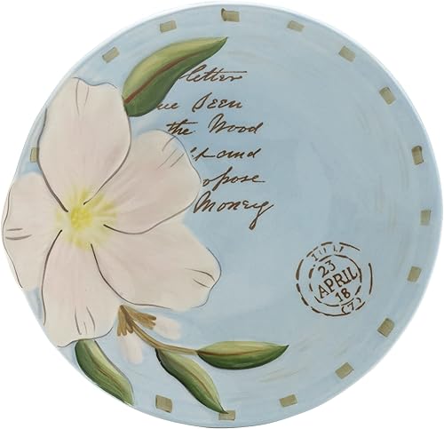 Miniatura 6 de Fitz and Floyd Toulouse - Juego de 4 platos para aperitivos, 5 pulgadas, color verde