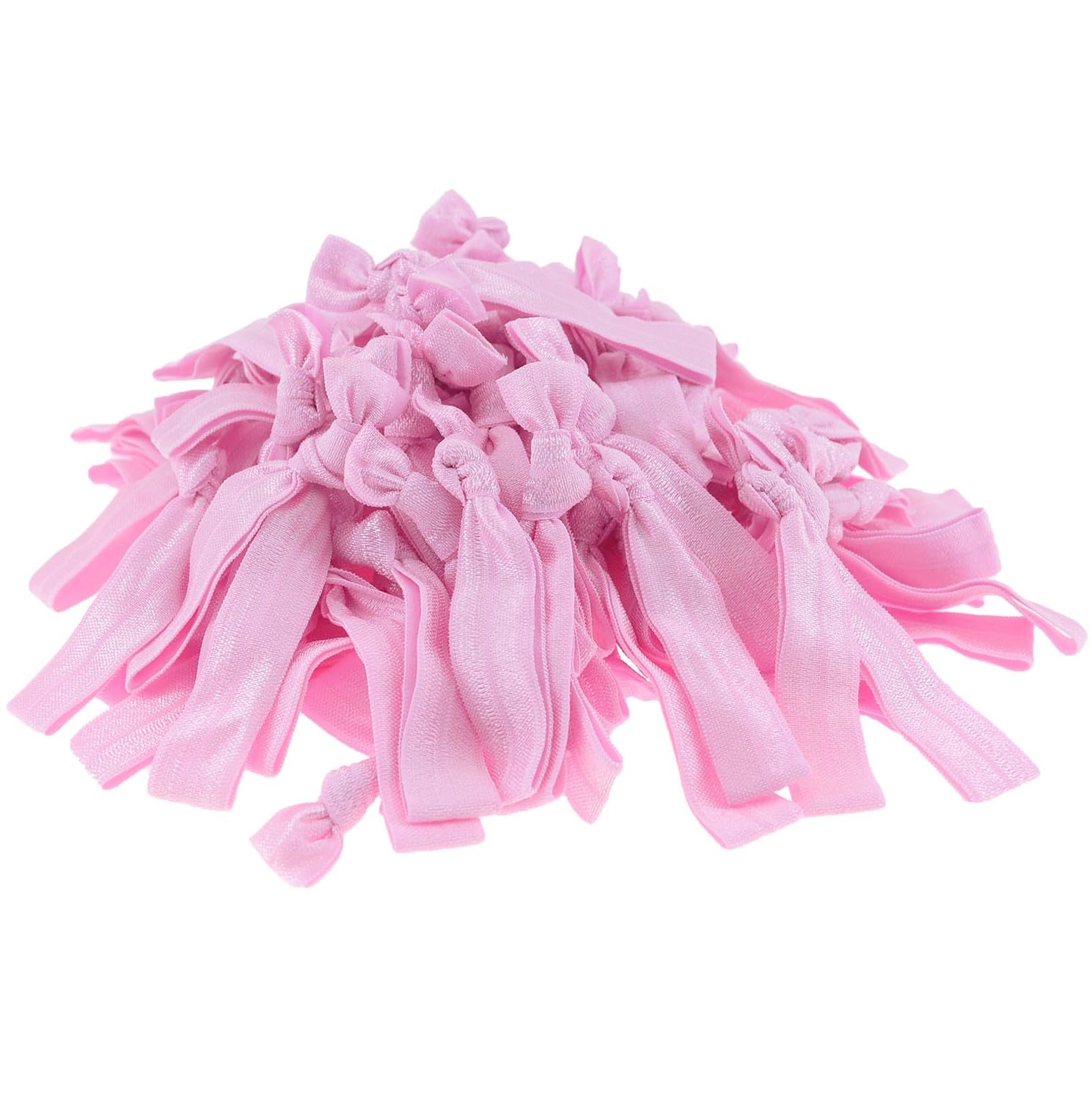 100 Bunte Haargummis – Faltenfrei, 25 Cm Lang, 1,5 Cm Breit, Für Dünnes & Dickes Haar