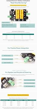 SCap Supercapacitor UPS Module 5V Output, 5V-24V Input Backup Power Board, Dual Supercapacitors, Type-C/DC/Screw Terminal Input, USB-A/Screw/Header Output, 15-110s Hold-Up, Protections, Status LEDs