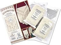 Vista 4 de Design Works Kit de macramé para manualidades, color blanco