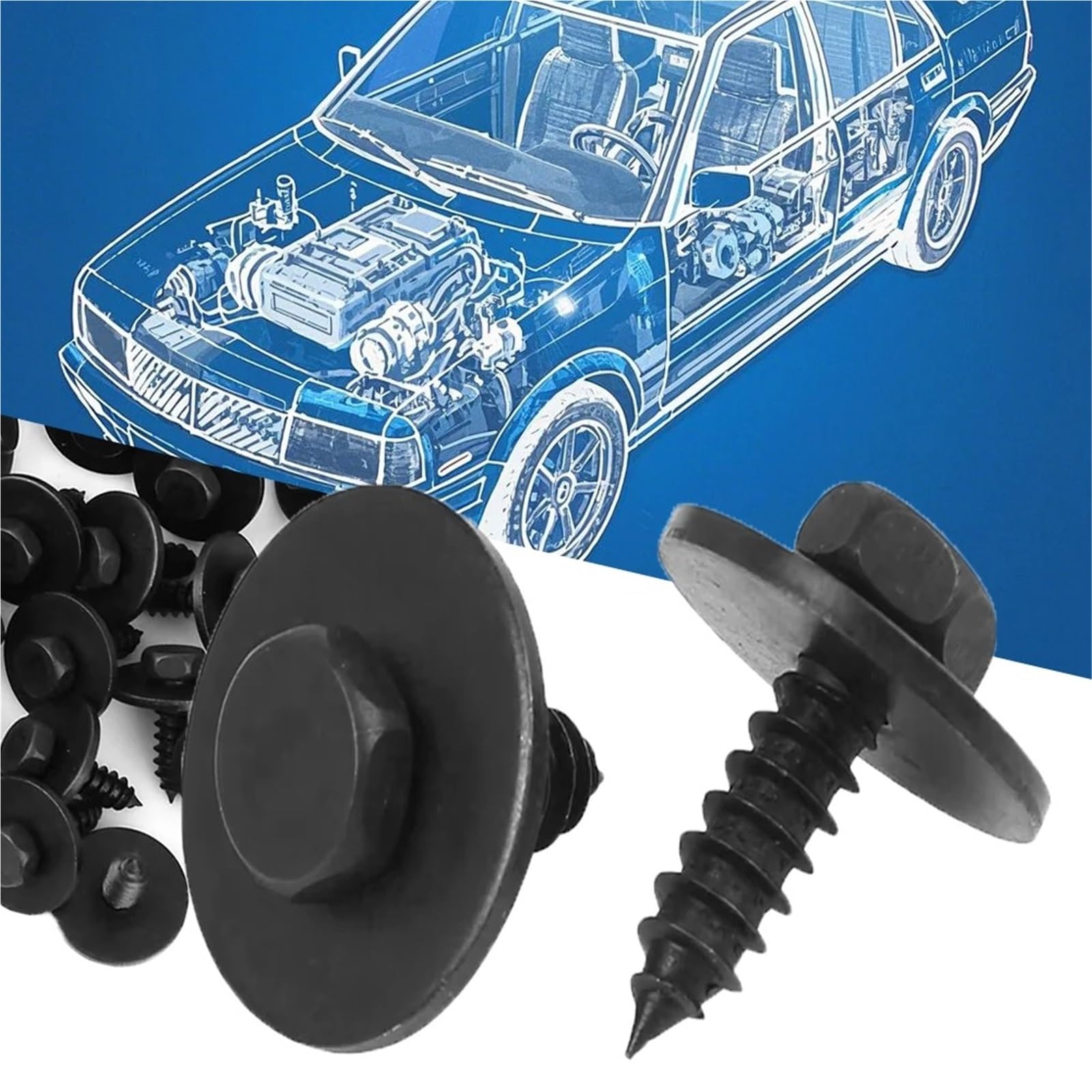 10 20 30 40 O 50 Fijación Pasador Empuje OE 07147129160 Para BMW
