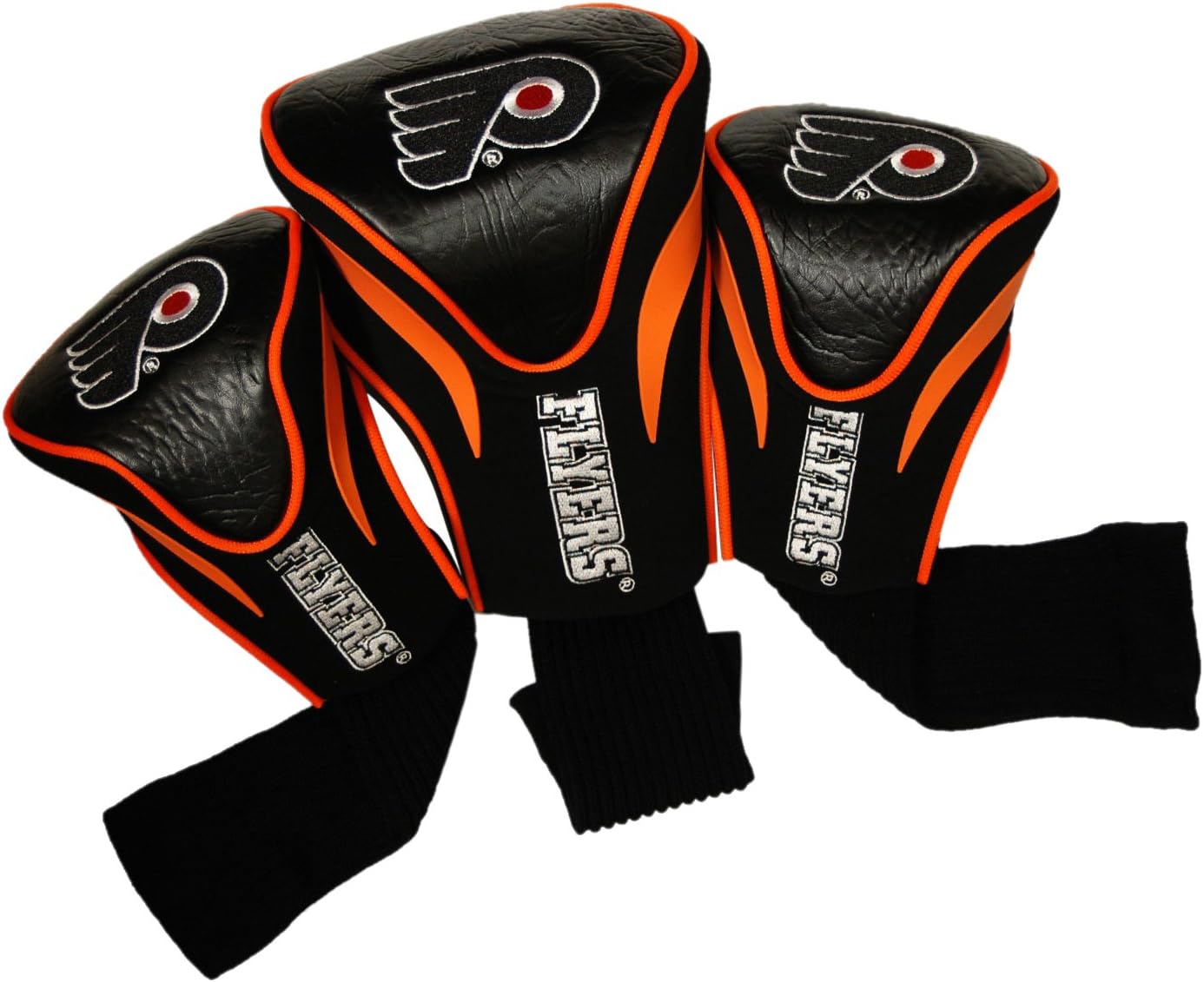 NHL Philadelphia Flyers 3Pack Contour Headcovers, Golf Club Head