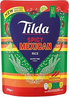 Tilda Steamed Basmati Rice Mexican Chilli & Bean (250g)