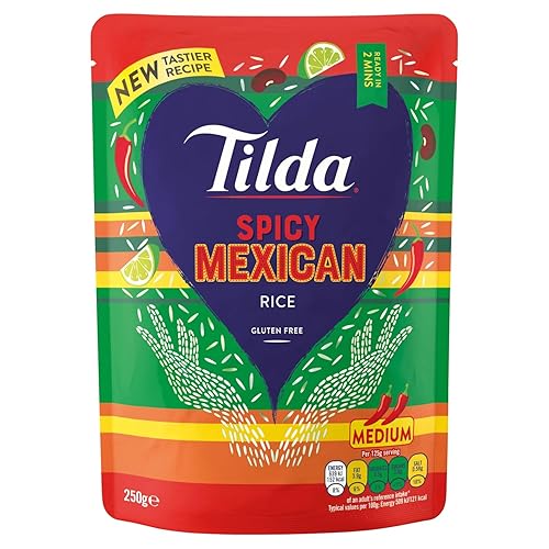 Tilda Arroz Basmati al Vapor Chilli Mexicano y Frijoles (8.82 oz)
