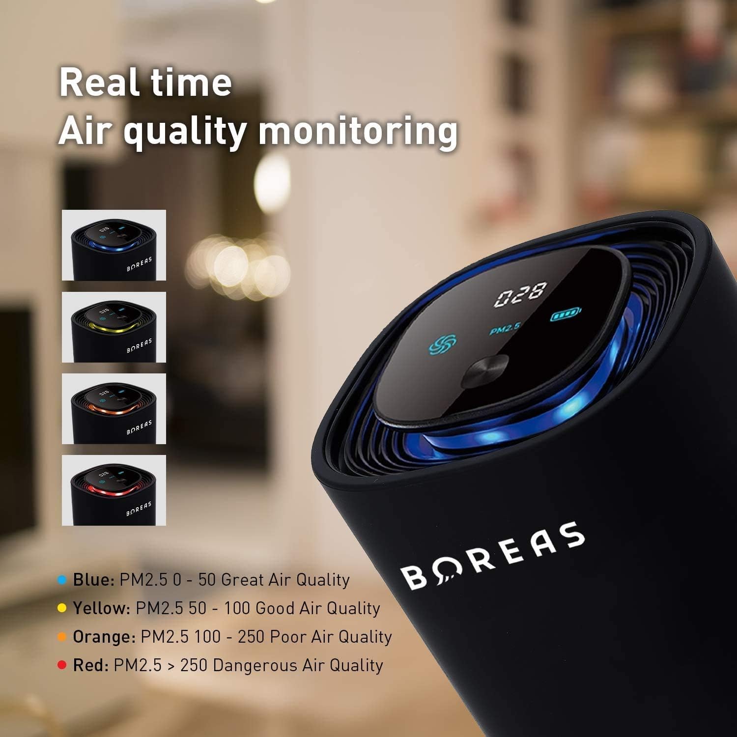 Authentic Crazy Deals BUIO Boreas Portable Air Purifier - The Next Generation Air Purifier With UVC LED, Air Quality Monitor, Rechargeable Battery, and 15 Million Negative Ions That Purifies 99.9% of Air Particles (Black) Free Shipping Offer BUIO Boreas Portable Air Purifier - The Next Generation Air Purifier With UVC LED, Air Quality Monitor, Rechargeable Battery, and 15 Million Negative Ions That Purifies 99.9% of Air Particles (Black)