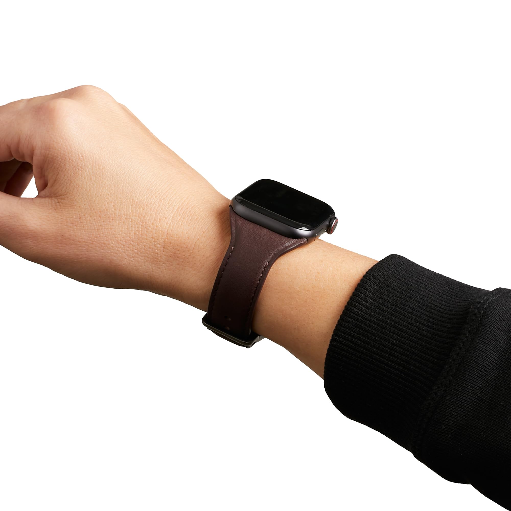 BELLROY CLASSIC APPLE WATCH LEATHER STRAP BLACK SMALL APPLE WATCH 38-42 NWT Amazon.com: Bellroy Watch Strap Small – Second Edition (Band  main image 3