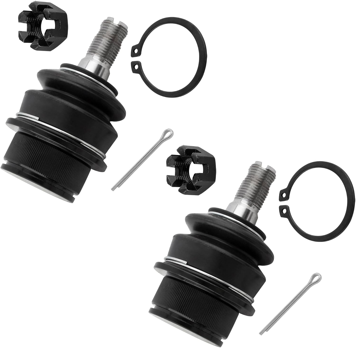 2Pcs Front Suspension Lower Ball Joints LH Driver & RH Passenger Fit For Dodge Dakota 2005-2010 2WD 4WD, For Mitsubishi Raider 2006-2009, For Ram Dakota 2011 Replace# K80605