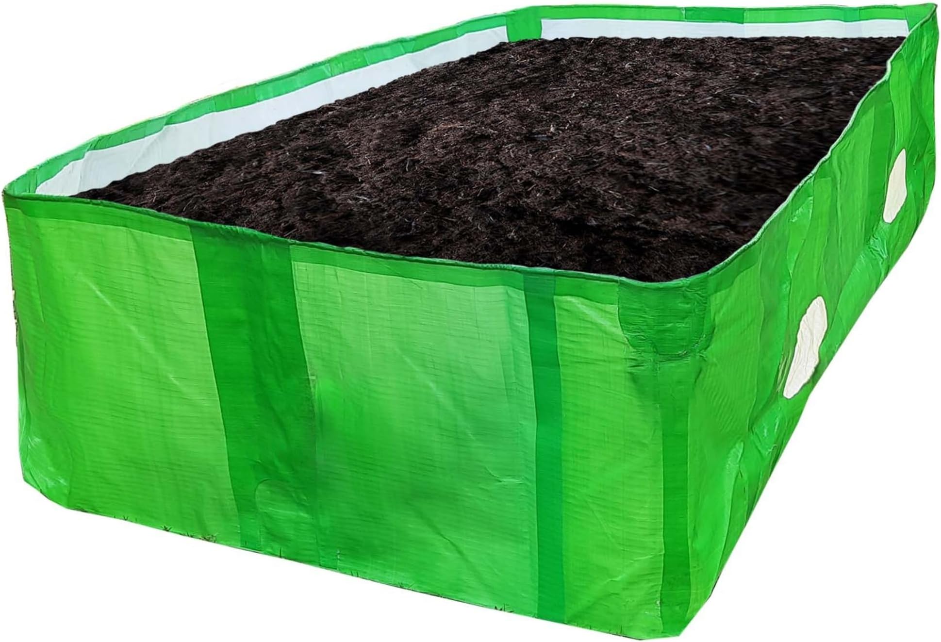 Singhal HDPE UV Stabilized Vermi Compost Bed, 100% Virgin Quality Material, Green and White, Vermibed Agro Vermicompost Bed (Vermi Bed), Agro Vermi Compost Making Bed (400 GSM, 12x4x2 Ft)