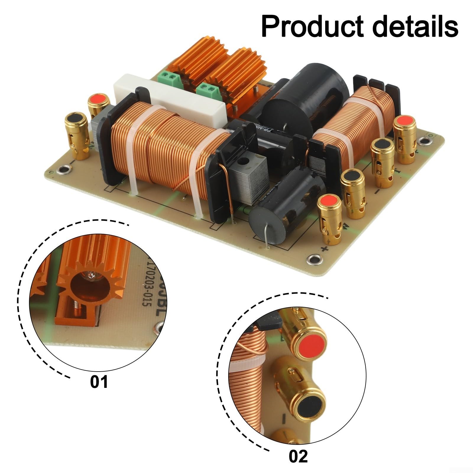 Filtro Frequenze 400W 2500Hz per Woofer Tweeter