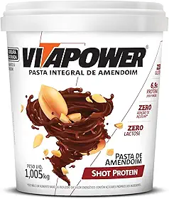 Vitapower - Pasta de Amendoim Integral - 1,005Kg - Shot Protein