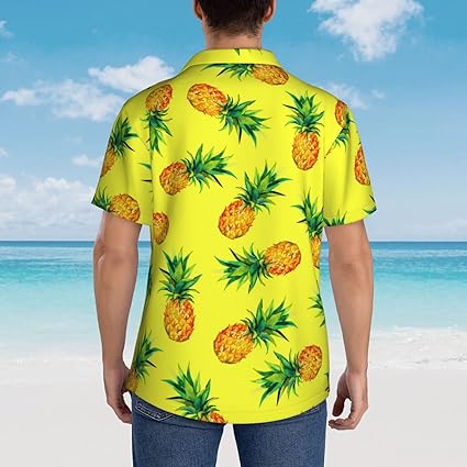 Amazon.com: Hawaiian Shirts for Mens Vintage Style Pineapple Short 