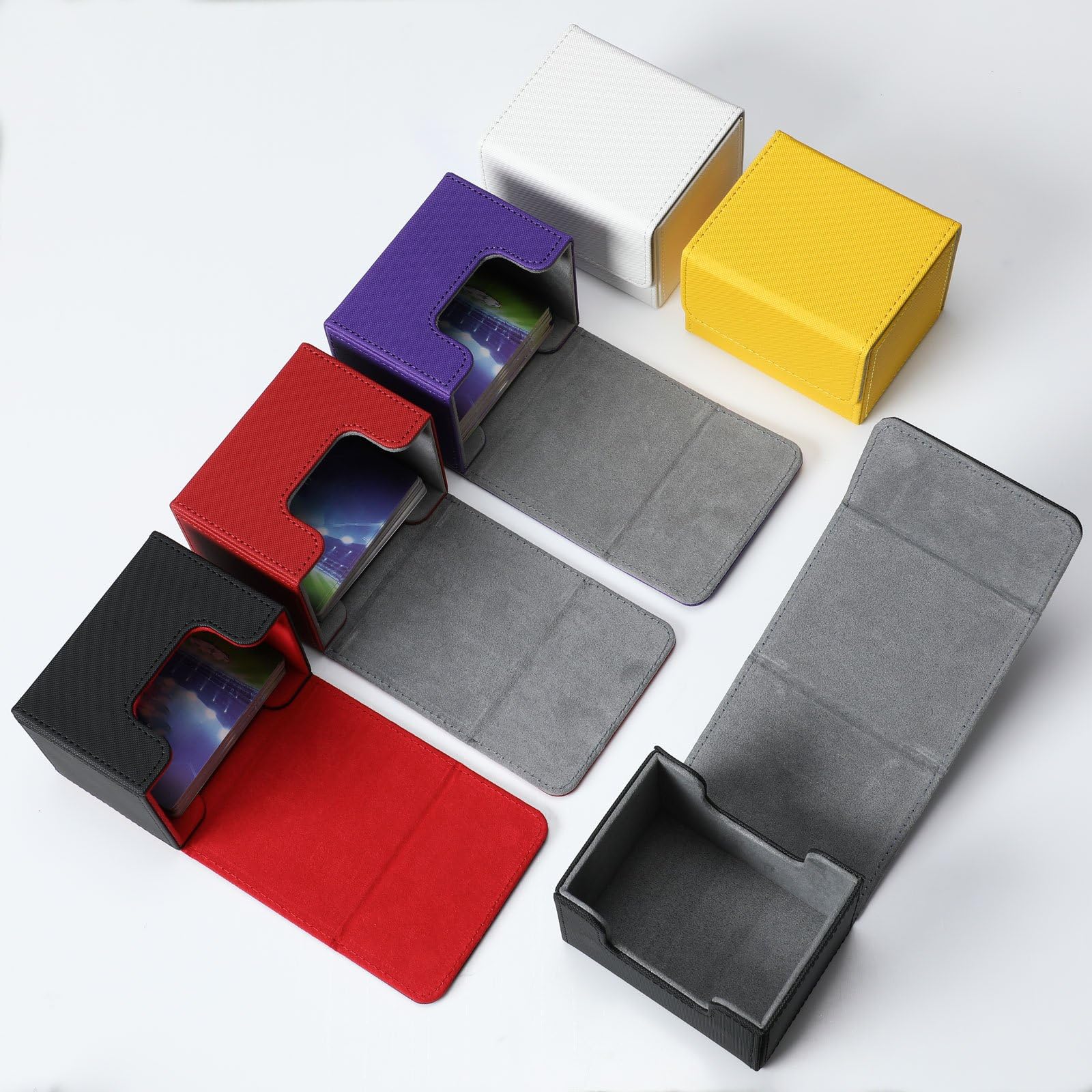 Amazon.com: Yookeer 6 Pack Leather Deck Cases 100+ Card Deck Game